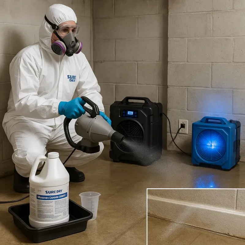 Sanitization and Odor Removal process in Kings Park, NY